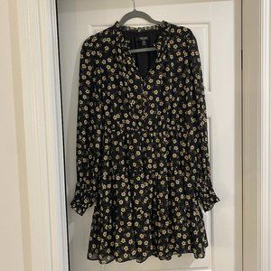 Ever New Black Floral Dress